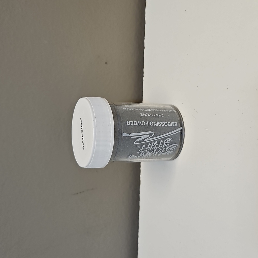 Detail Silver Opaque Heat Embossing powder